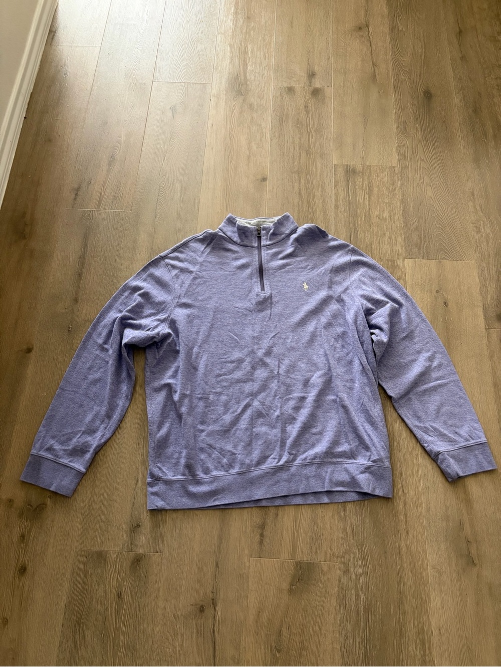 Polo by Ralph Lauren Lavender Half-Zip Sweater